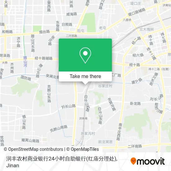 润丰农村商业银行24小时自助银行(红庙分理处) map