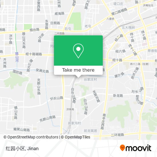 红园小区 map