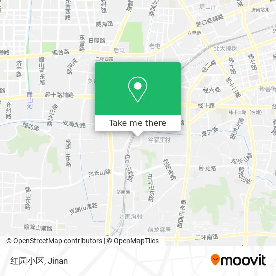 红园小区 map