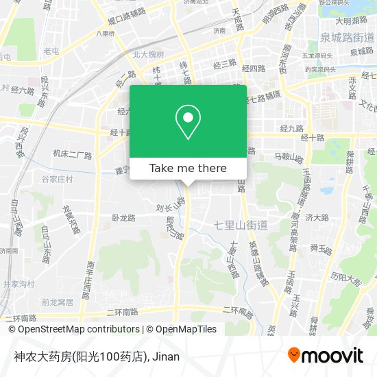 神农大药房(阳光100药店) map