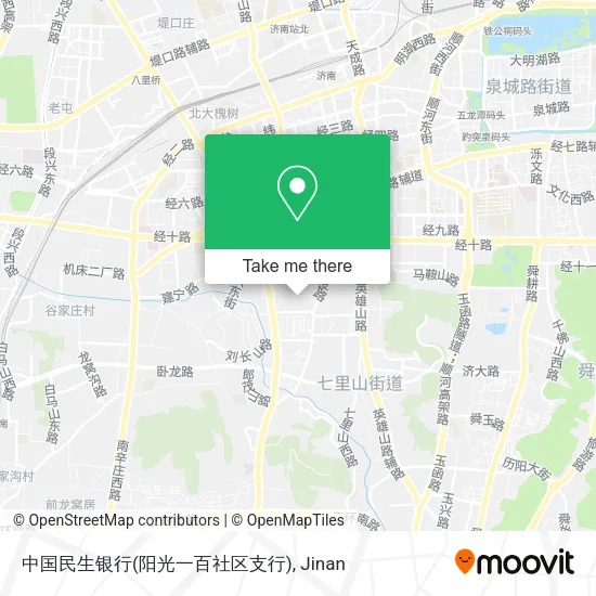 中国民生银行(阳光一百社区支行) map