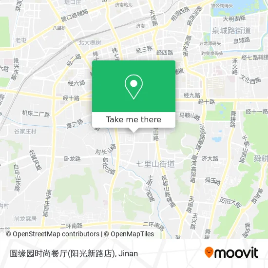圆缘园时尚餐厅(阳光新路店) map