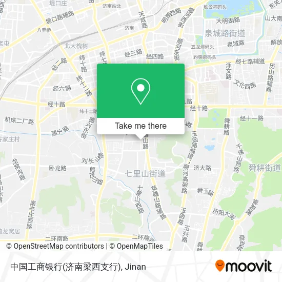 中国工商银行(济南梁西支行) map