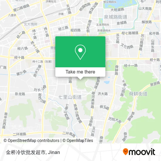 金桥冷饮批发超市 map
