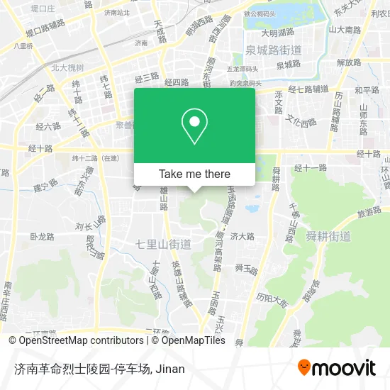 济南革命烈士陵园-停车场 map