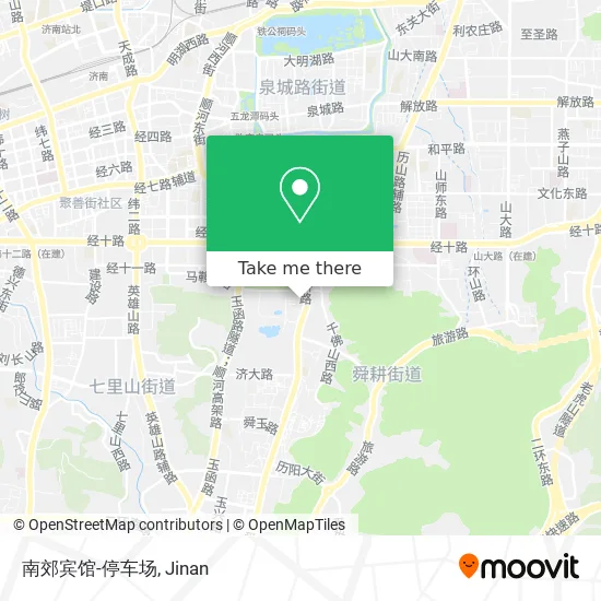 南郊宾馆-停车场 map
