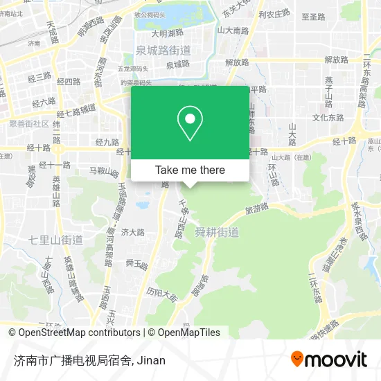 济南市广播电视局宿舍 map