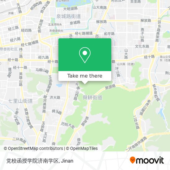 党校函授学院济南学区 map