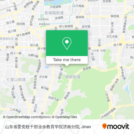 山东省委党校干部业余教育学院济南分院 map