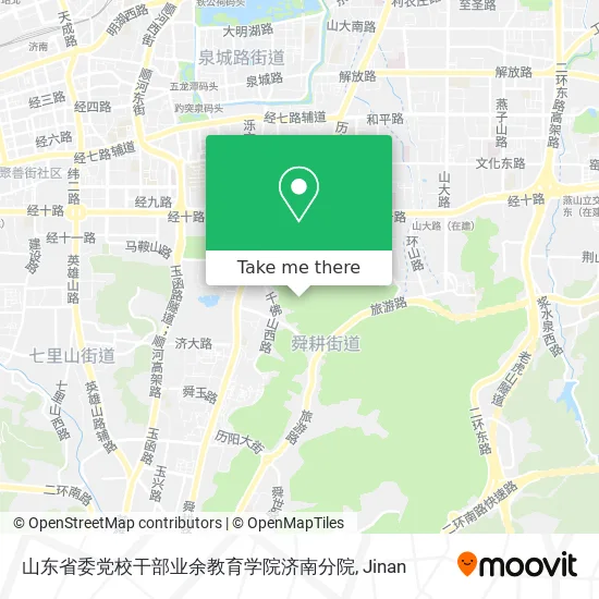 山东省委党校干部业余教育学院济南分院 map