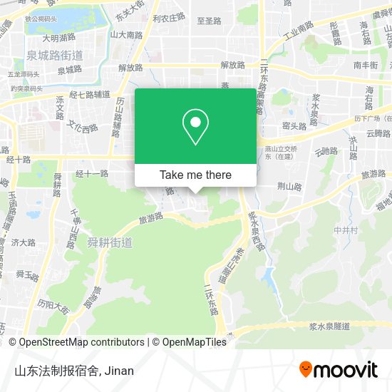 山东法制报宿舍 map