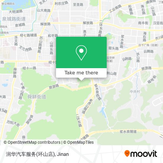 润华汽车服务(环山店) map