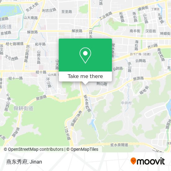 燕东秀府 map