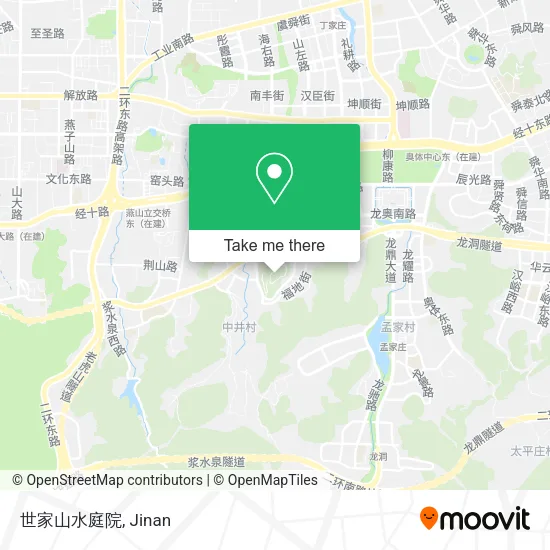 世家山水庭院 map
