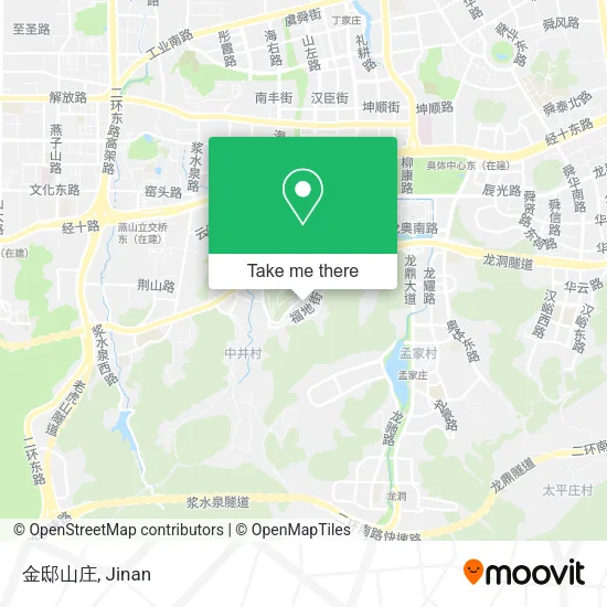 金邸山庄 map