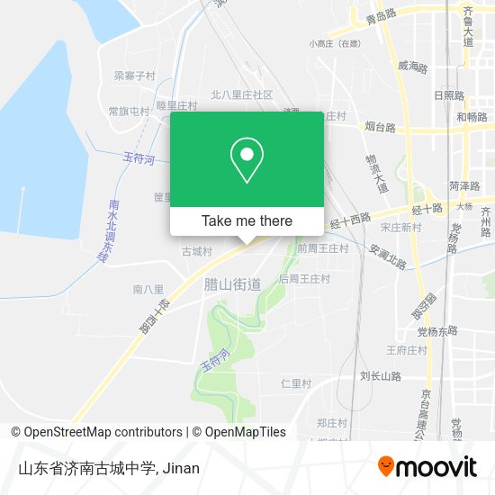 山东省济南古城中学 map