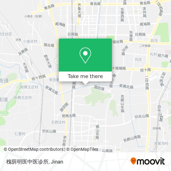 槐荫明医中医诊所 map