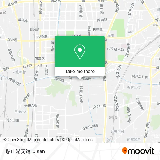 腊山湖宾馆 map