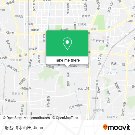 融基·御水山庄 map