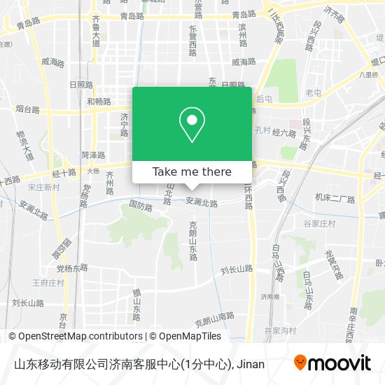 山东移动有限公司济南客服中心(1分中心) map