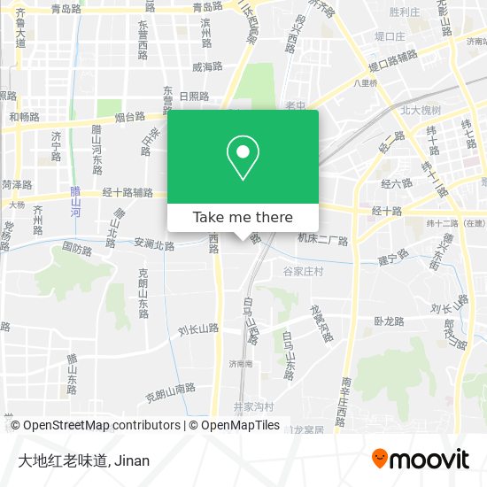 大地红老味道 map