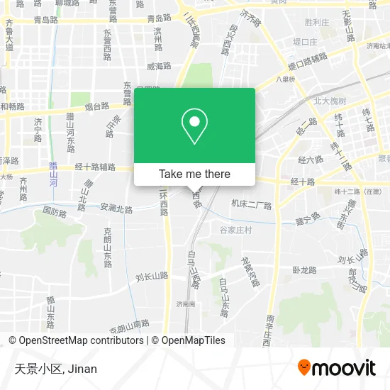天景小区 map