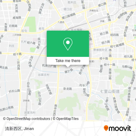 清新西区 map
