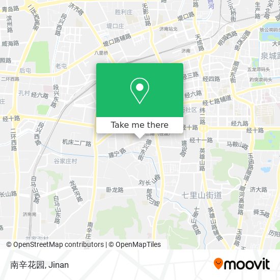 南辛花园 map