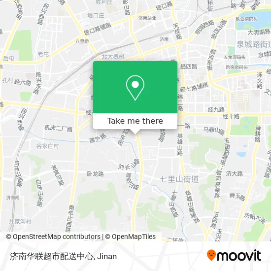 济南华联超市配送中心 map