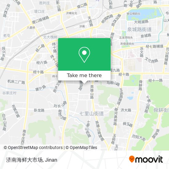 济南海鲜大市场 map