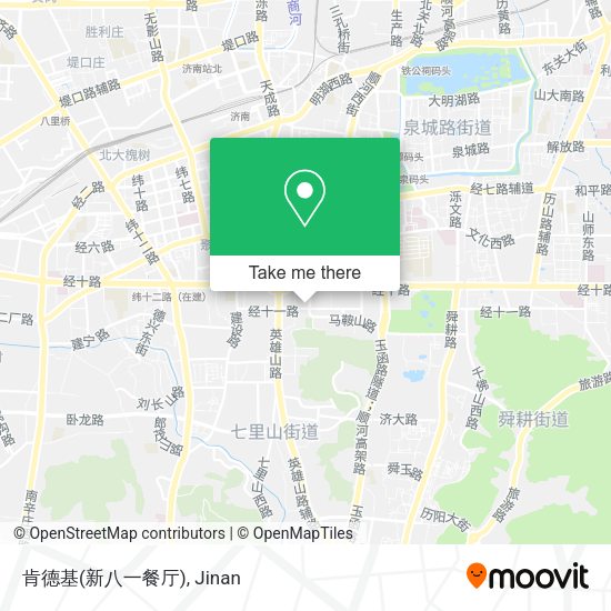 肯德基(新八一餐厅) map