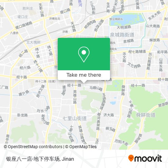 银座八一店-地下停车场 map