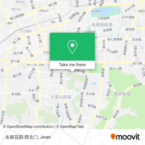 名都花园-西北门 map