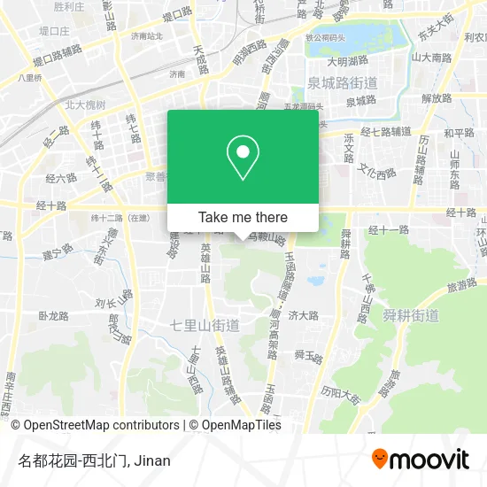 名都花园-西北门 map