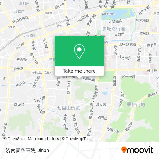 济南青华医院 map