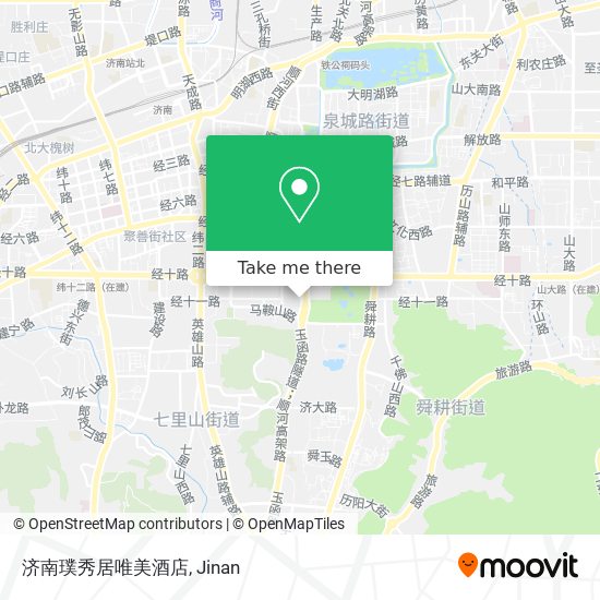 济南璞秀居唯美酒店 map