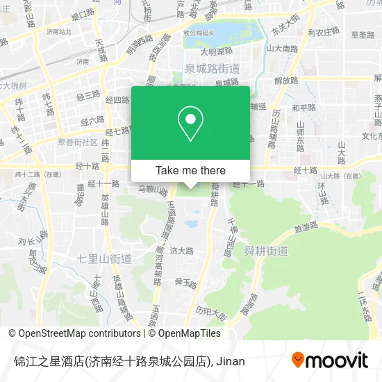 锦江之星酒店(济南经十路泉城公园店) map