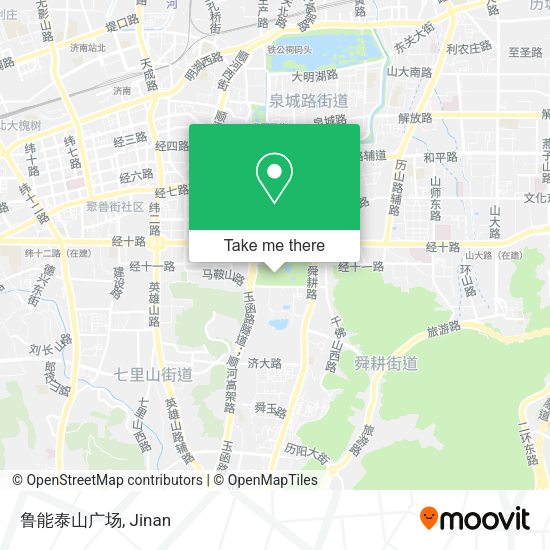 鲁能泰山广场 map