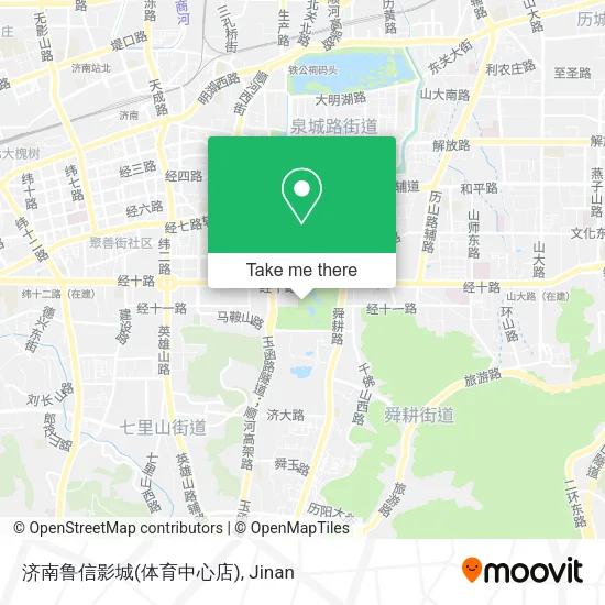 济南鲁信影城(体育中心店) map