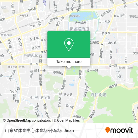 山东省体育中心体育场-停车场 map