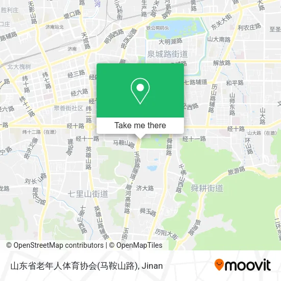 山东省老年人体育协会(马鞍山路) map