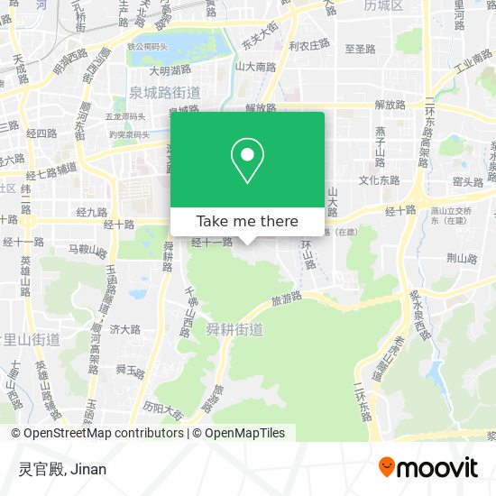 灵官殿 map