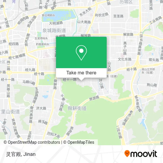 灵官殿 map