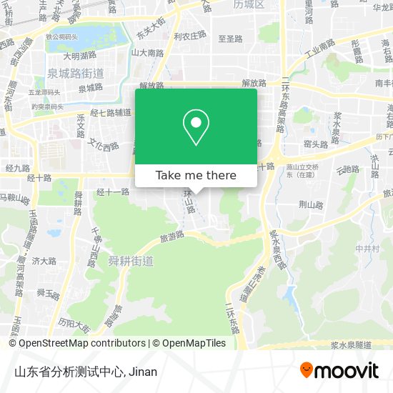 山东省分析测试中心 map