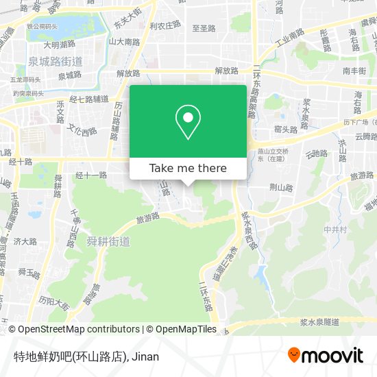 特地鲜奶吧(环山路店) map