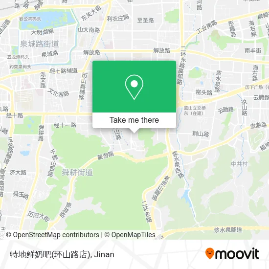 特地鲜奶吧(环山路店) map