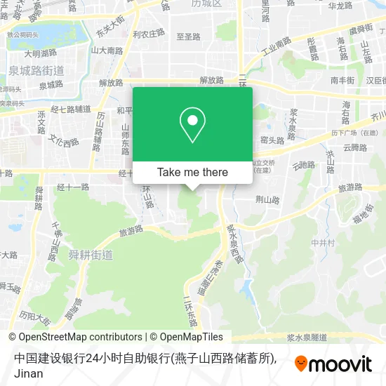 中国建设银行24小时自助银行(燕子山西路储蓄所) map