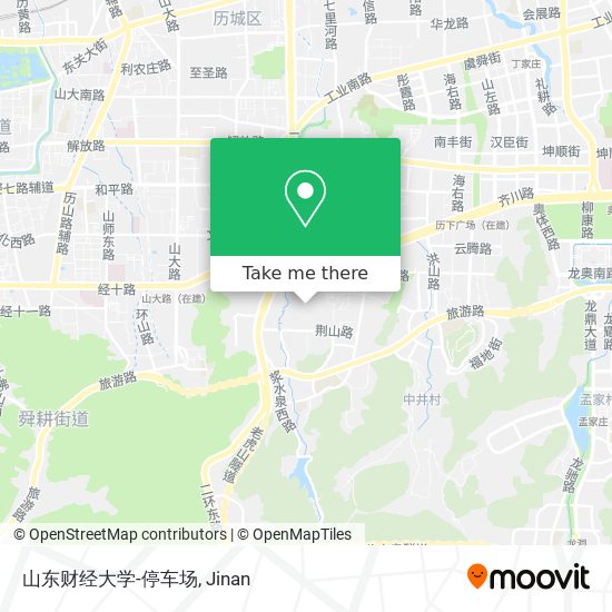 山东财经大学-停车场 map