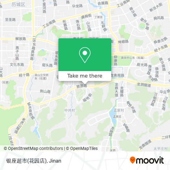 银座超市(花园店) map