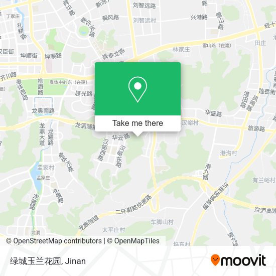 绿城玉兰花园 map